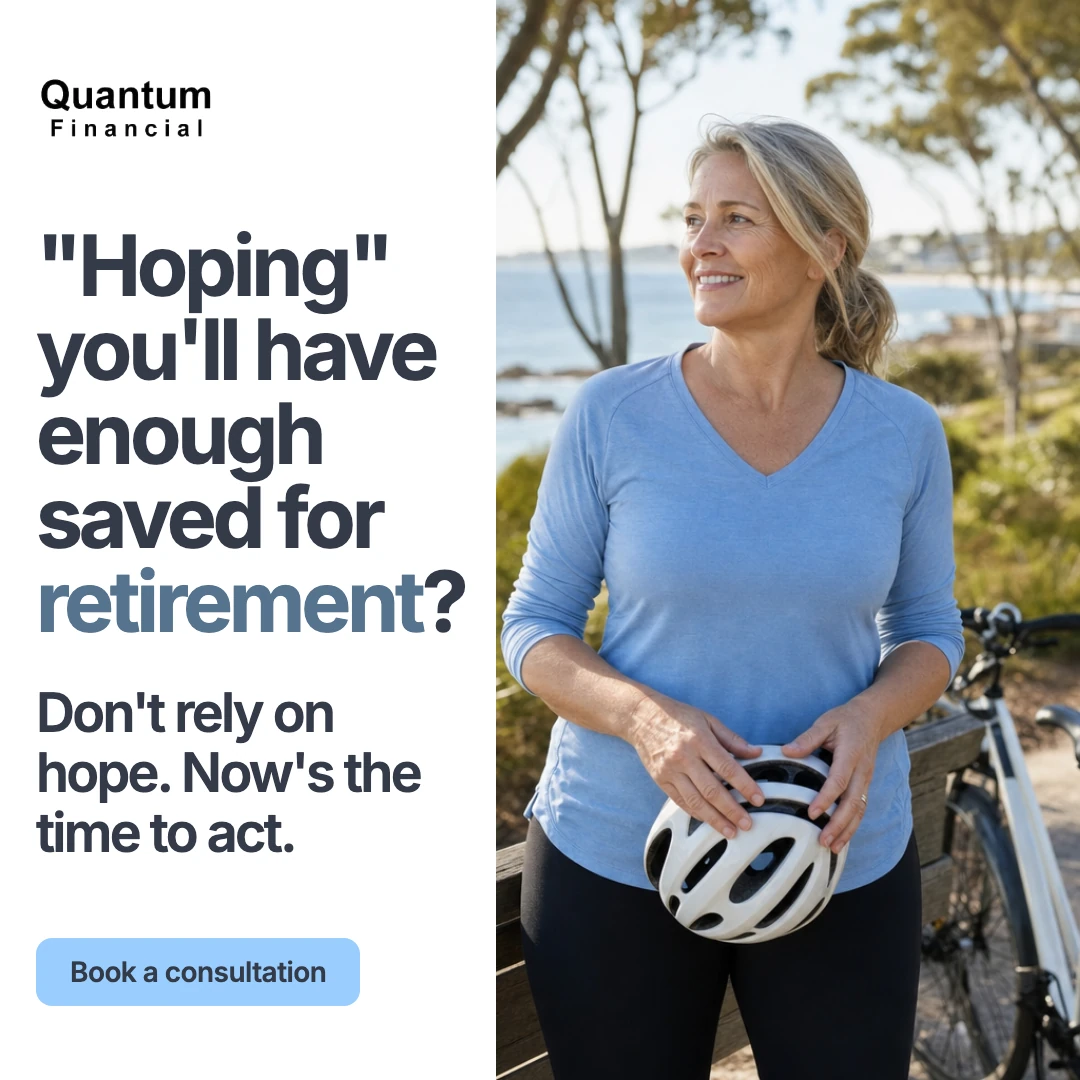 First finished Quantum Financial image ad
